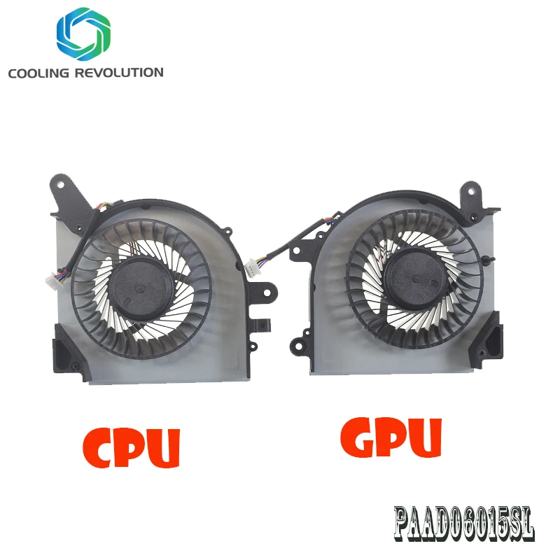 Ventilador de refrigeración GPU para CPU de ordenador portátil PAAD06015SL 0.55A 5VDC N415 N416 para MSI GF75 MS-17F1 17F2 17F4 17F5 - imagen 2