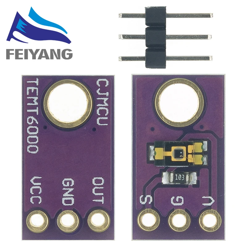 Sensor de luz TEMT6000 Módulo de sensor de luz profesional TEMT6000