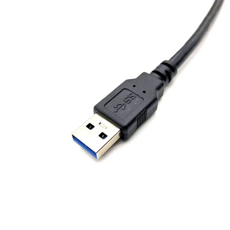 Cable de cámara industrial Micro USB3.0 3.0am a microb con cable fijo de datos1.5M con tornillo - imagen 3