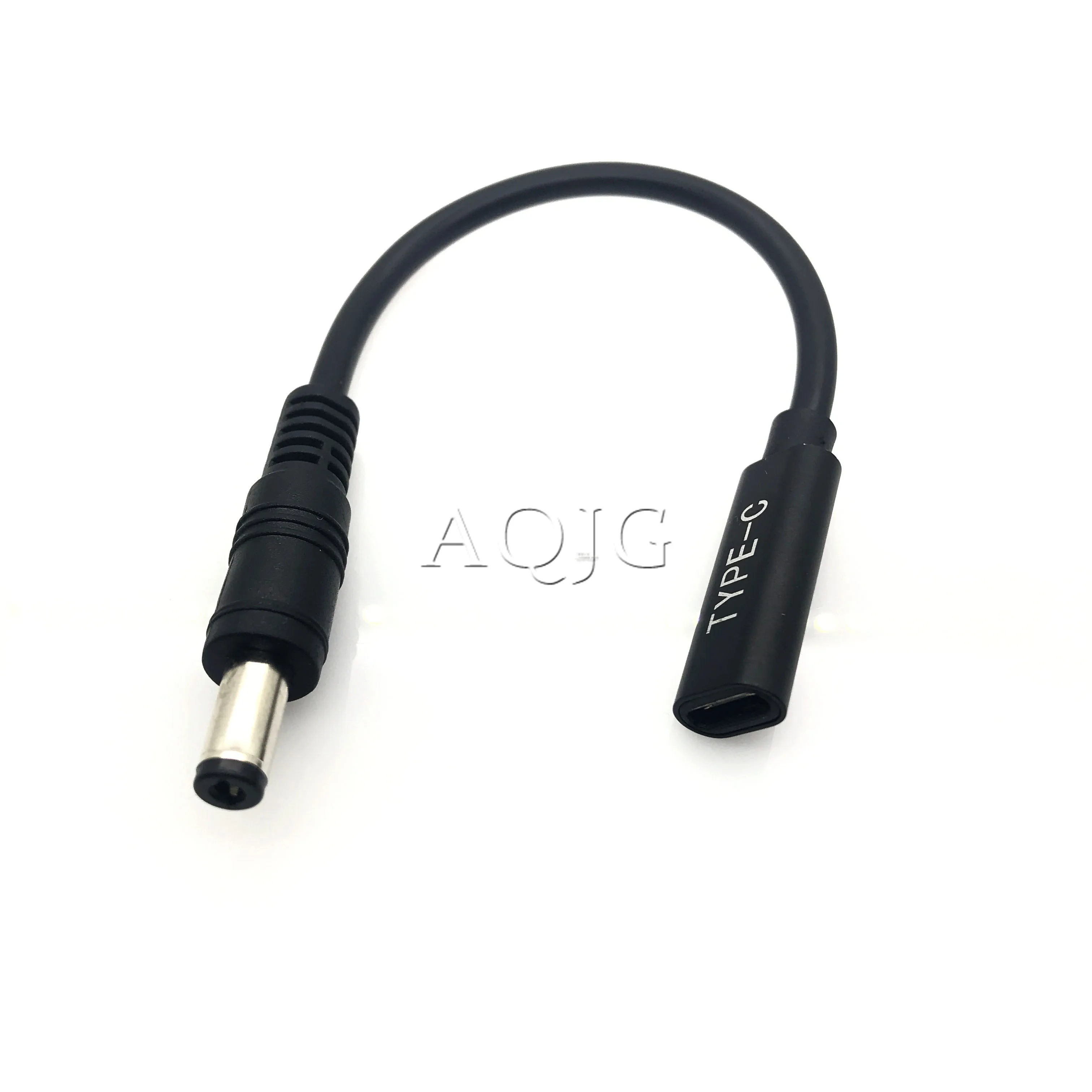 USB 3,1 tipo C USB hembra a DC 5,5x2,1mm 5,5x2,1 macho, adaptador de cargador de corriente, conector para Lenovo, Asus, HP, Dell PD