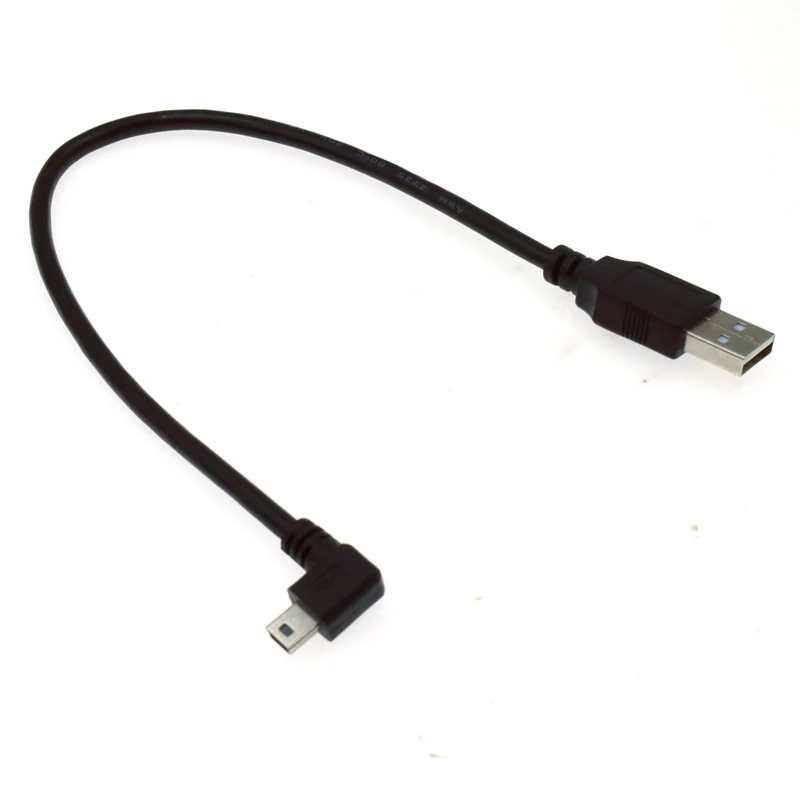 Conector Mini USB de 5 pines con ángulo recto