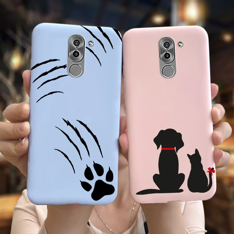 Para Honor 6X funda lindo dinosaurio astronauta pintado suave funda de teléfono para Huawei Mate 9 Lite Honor6X 6 X Fundas Huawei GR5 2017 Para - imagen 4