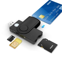Lector Tarjetas Inteligentes USB UTHAI – Compatible Windows y Linux