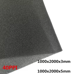 1000mm * 2000mm * 3mm chasis de gabinete filtro de polvo de algodón a prueba de polvo esponja filtro de aire algodón 3mm/5mm/10mm/15mm de espesor agujero medio