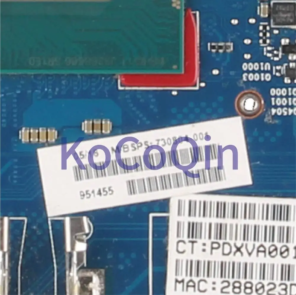 KoCoQin-placa base para ordenador portátil, placa base para HP Elitebook 730804, 730804, G1, I5-4300U, HD8750M, 6050A2559101, 501-001, 840-850 - imagen 4