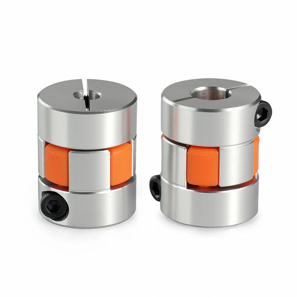 XCR-piezas de impresora 3D, acopladores de 5x8mm, conector de acoplamiento de eje Flexible de dos mandíbulas, acoplador de ciruela araña de mandíbula D20L25, Motor paso a paso - imagen 5