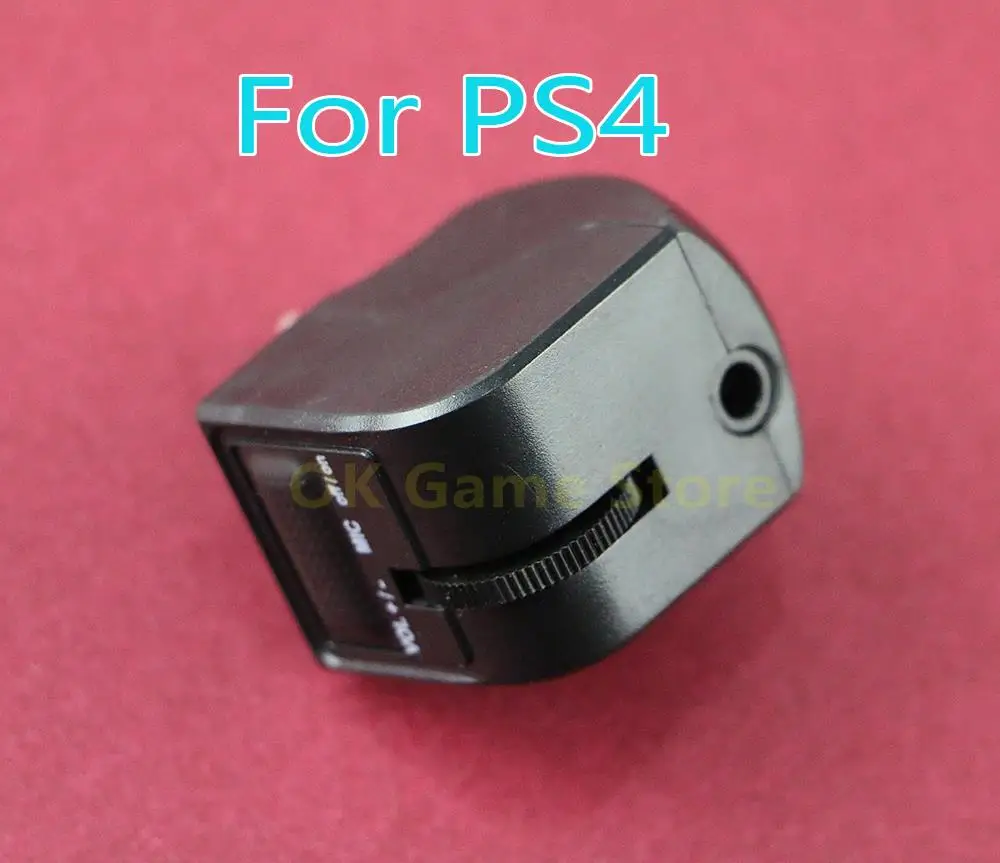 Adaptador de auriculares con mango para control de volumen de chat y sonido de juego para Sony PlayStation 4 VR, 1 ud./lote