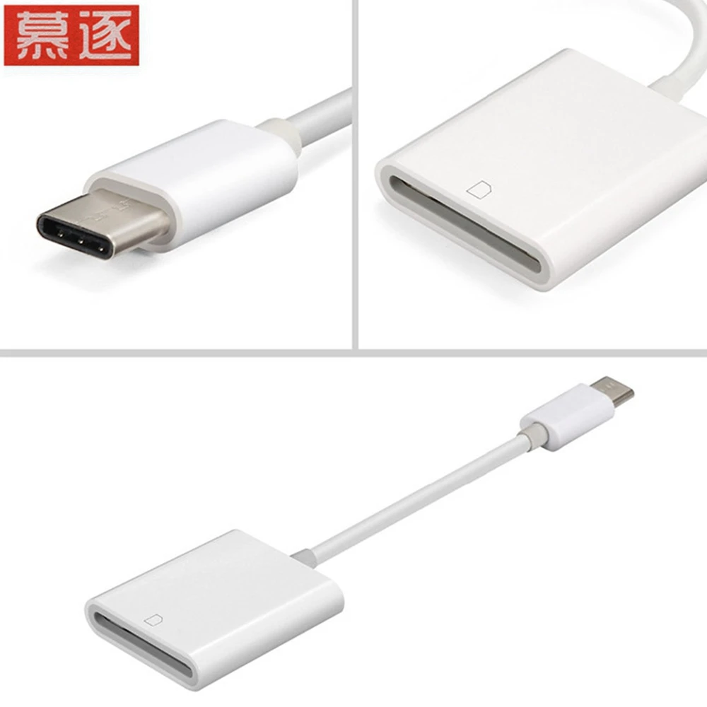 USB 3.1 Tipo C USB-C zu SD SDXC Kartenleser Adaptador Für Handys Macbook - imagen 2