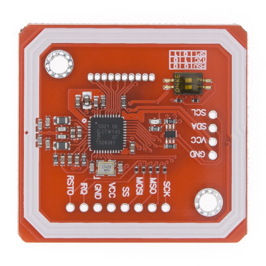 Módulo inalámbrico PN532 NFC RFID V3, Kits de usuario, lector, Modo de escritura, tarjeta IC S50, PCB, Attenna I2C, IIC, SPI, HSU para Arduino, 1 Juego - imagen 4
