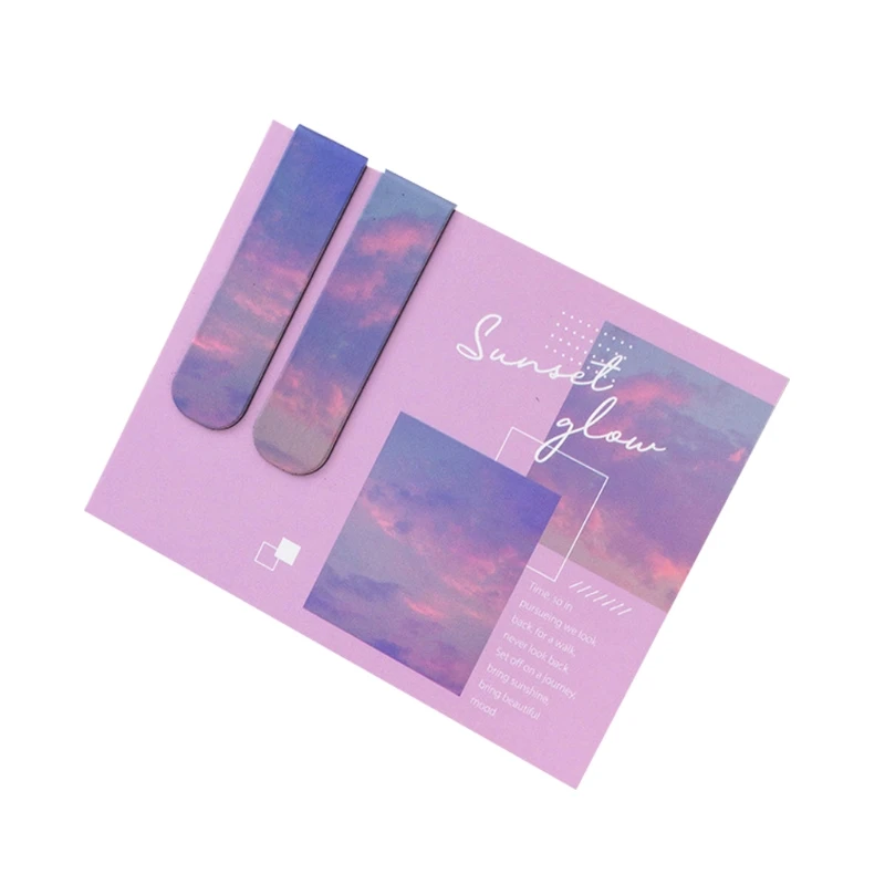 G5AA-Juego de 2 piezas, marcador de página magnético, regalo Ideal para estudiantes, mujeres, amantes de los libros, profesores - imagen 4