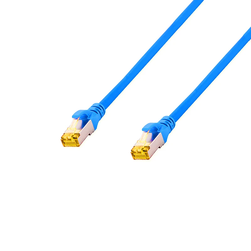 (12 unids/pack) 10 Gigabit 500MHz RJ45 Ethernet CAT6A SFTP Cable de conexión de red Cat 6a Cable de conexión LSOH blindado 0,25/0,5/1/2/3/5m - imagen 4