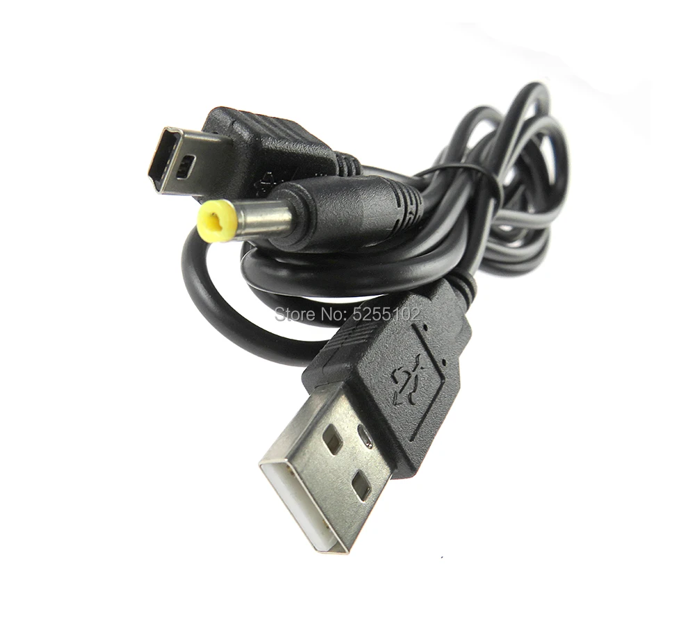 20 piezas cable de carga cargador USB Cable de alimentación Cable de carga para PSP1000 2000 3000 cable de carga 0,8 m - imagen 4