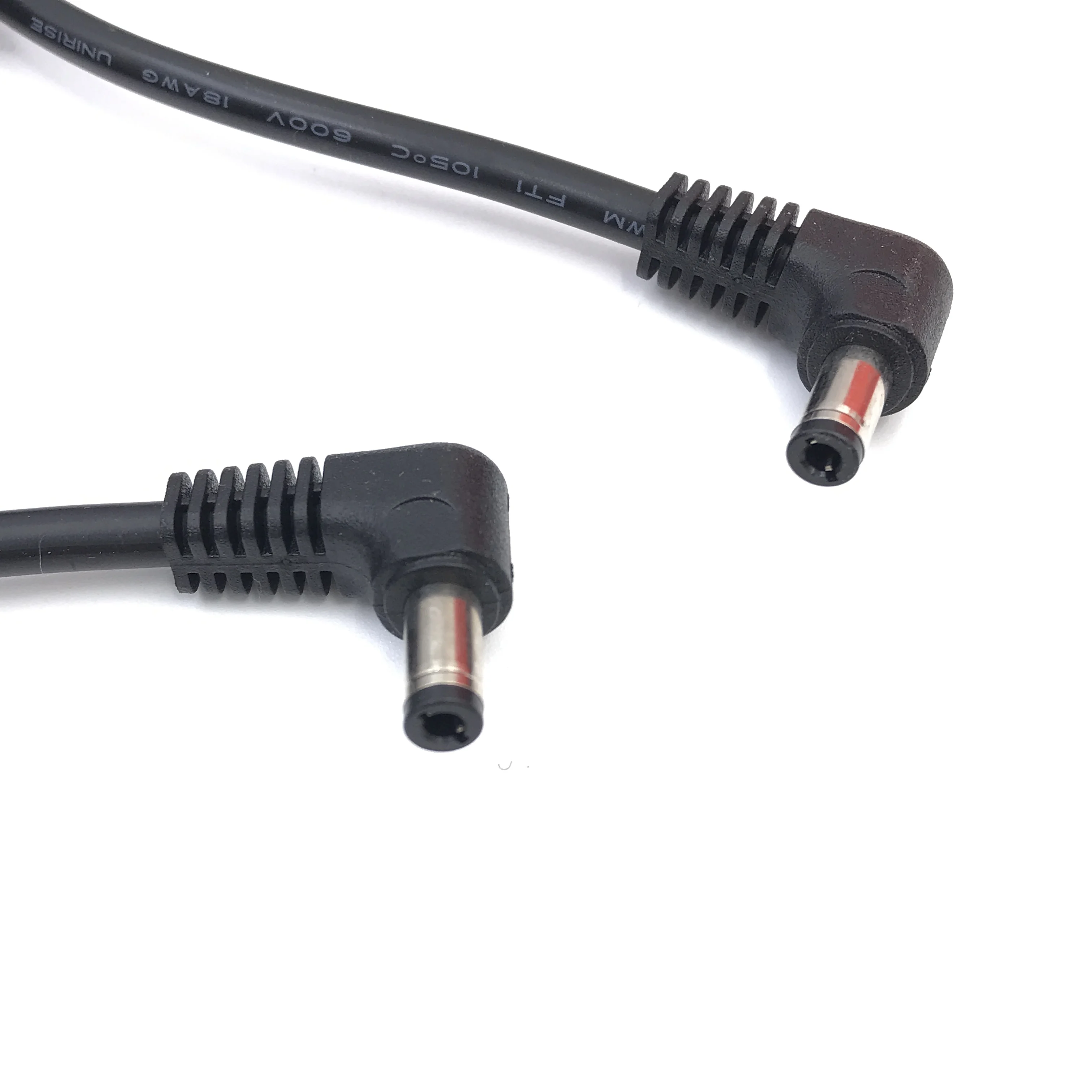 Cable de enchufe macho de doble codo de 90 grados, alimentación de cc de 5,5x2,1mm/2,5mm macho a 5,5 2,1/2,5mm, ángulo recto de 90 grados, 50cm, 1m, 1,5 M, 3m - imagen 2