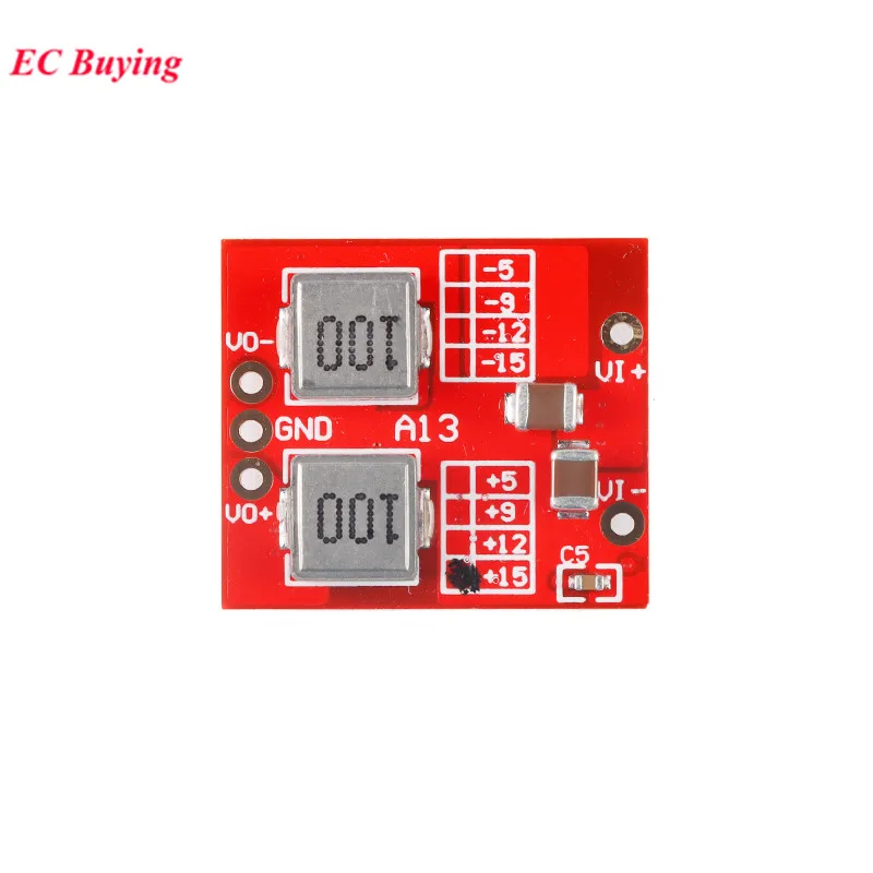 5 uds/1 unidad DC-DC convertidor reductor placa reguladora de voltaje Dual DC ± 5V 9V 12V 15V 18V a 7,5-28V 1A módulo de fuente de alimentación - imagen 5