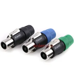 Conector SpeakON 4 Polos Sin Soldadura – Terminal Altavoz Profesional