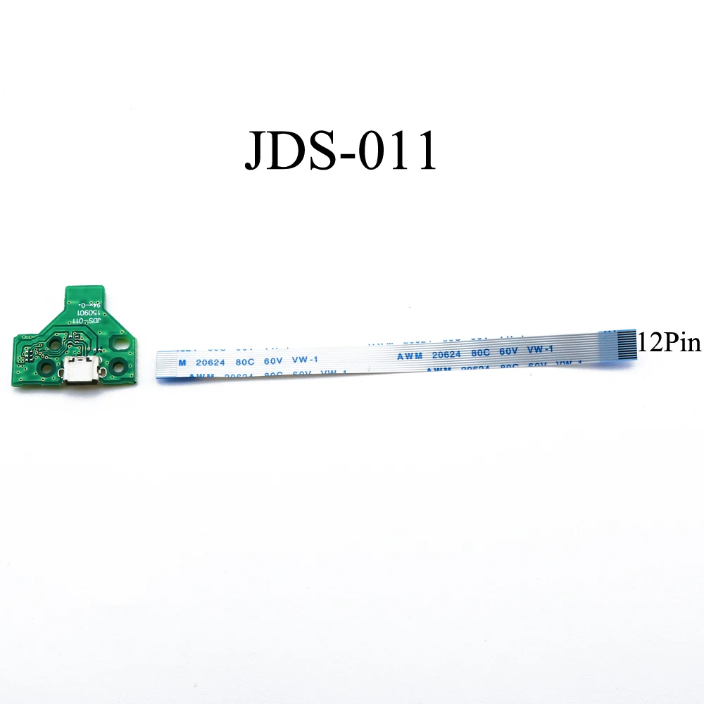 YuXi placa de circuito de enchufe de puerto de carga USB, conector para controlador PS4, 12 Pines, JDS 011, 030, 040, 055, 14 pines, 001 - imagen 2