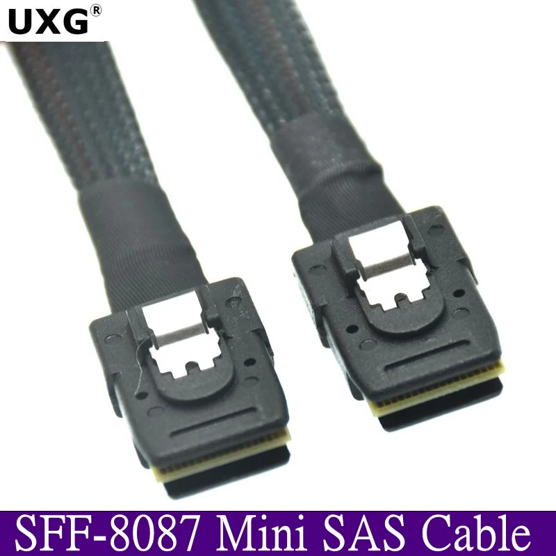 Cable Mini SAS SFF-8087 36 Pines Interno RAID - 70 cm para servidor
