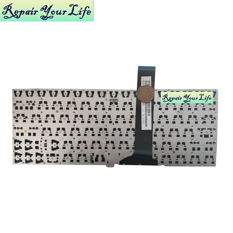 Teclado de portátil para ASUS X102BA X102 X102B, inglés, americano, AEEJBR00110, SG-62601, XUA, 0KNB0-0130UI00, negro, repuesto - imagen 3
