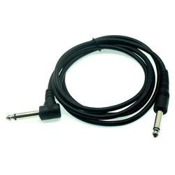 Cable Instrumento 6,35mm Recto a L – Guitarra, Bajo, Teclado