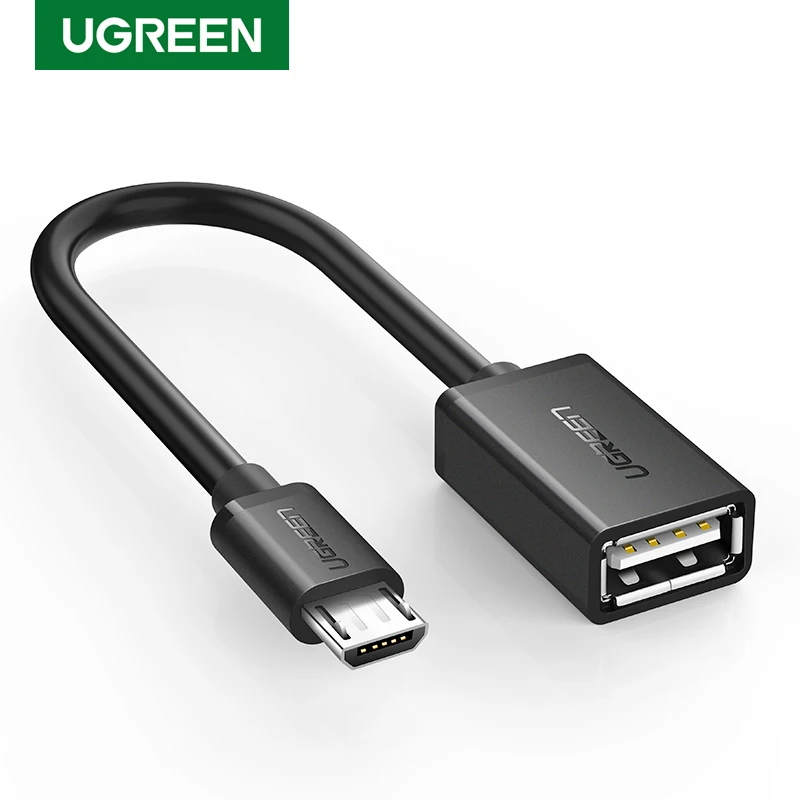 Ugreen-Adaptador de Cable microusb OTG para móvil, Conector Micro USB 2,0 para Xiaomi Redmi Note 5, Samsung S6, tableta, Android - imagen 2