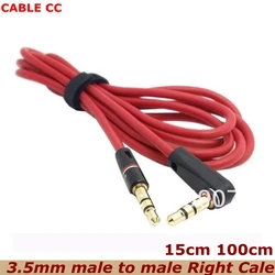 Cable Jack 3.5mm Macho-Macho Audio 90°