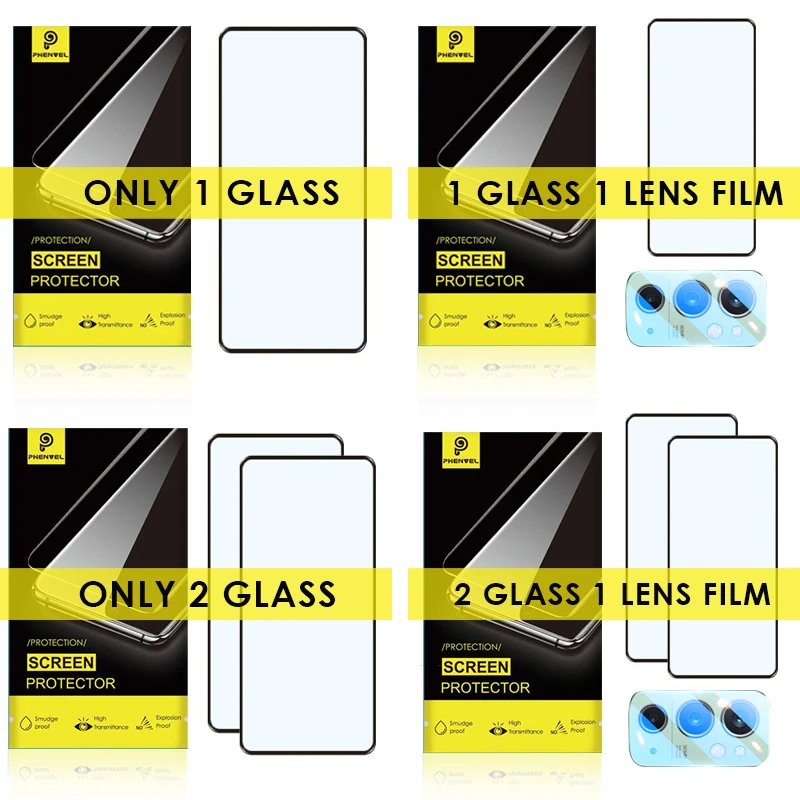 Vidrio Protector para Oneplus 9, Protector de pantalla de cubierta completa para Oneplus 9rt 8T 9R, película de vidrio templado oleofóbico - imagen 3