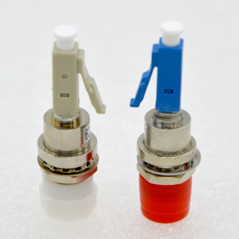 Conector de fibra óptica de 1 piezas, adaptador de fibra hembra LC macho-FC OM1, acoplador de brida multimodo de modo único OM2, envío gratis