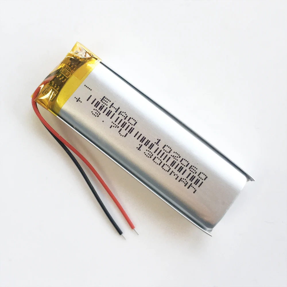 Batería recargable Lipo de 3,7 V, 1300mAh, 102060 + enchufe JST de 2 pines, 1,25/1,5/2,0mm para KTV, micrófono con cable para el hogar, Audio, cámara GPS - imagen 3