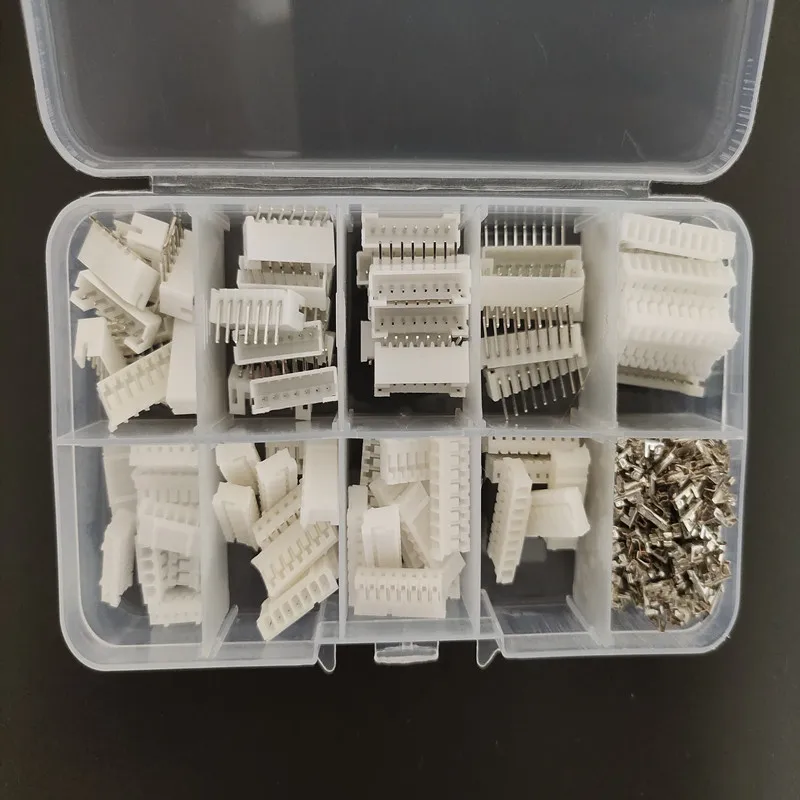 50 juegos de conectores de cable de ángulo recto, 6p, 7p, 8p, 9p, 10 pines, Terminal de paso de 2,0mm/carcasa/conector de cabezal de Pin, adaptador, Kits de PH - imagen 3