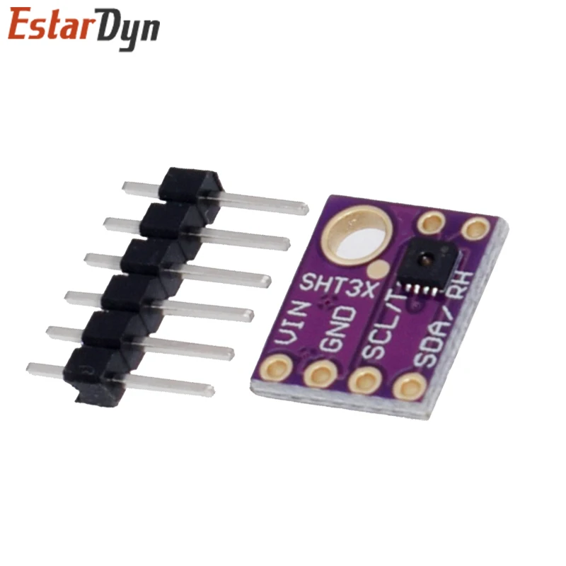 Módulo de Sensor de humedad y SHT31-D de temperatura SHT31, microcontrolador IIC I2C, tiempo de ruptura, compatible con Arduino, 3V y 5V - imagen 4