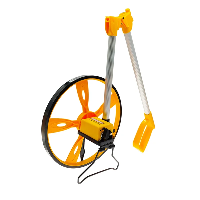 Medidor de distancia de rodillo de empuje manual de rueda larga, medición de distancia de ingeniería de rueda de rango mecánico, 0-9999m - imagen 4