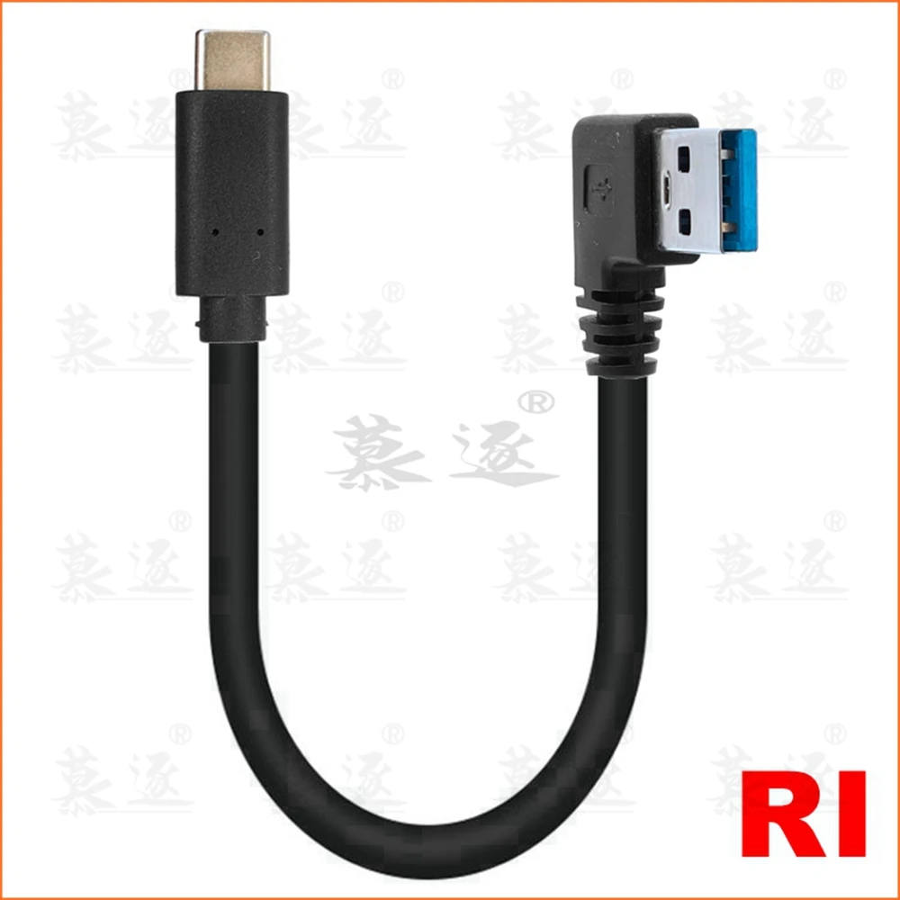 Cable de datos tipo C de carga rápida USB3.0 de 25cm, codo general Huawei Glory, cable de datos de carga para teléfono móvil Android extendido - imagen 4