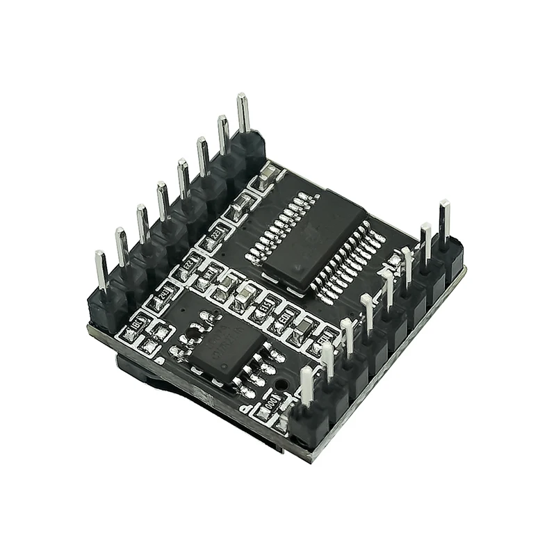 Módulo de reproductor de MP3 para arduino, placa decodificadora de voz compatible con tarjeta TF, disco U, IO/puerto serie/AD, Kit Diy - imagen 4