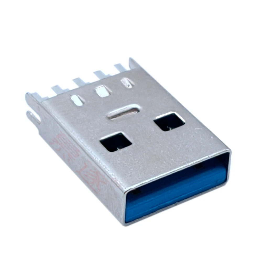 Conector macho tipo USB 3,0 A, transmisión de datos de alta velocidad, conector USB 3,0, toma de carga para soldar - imagen 5