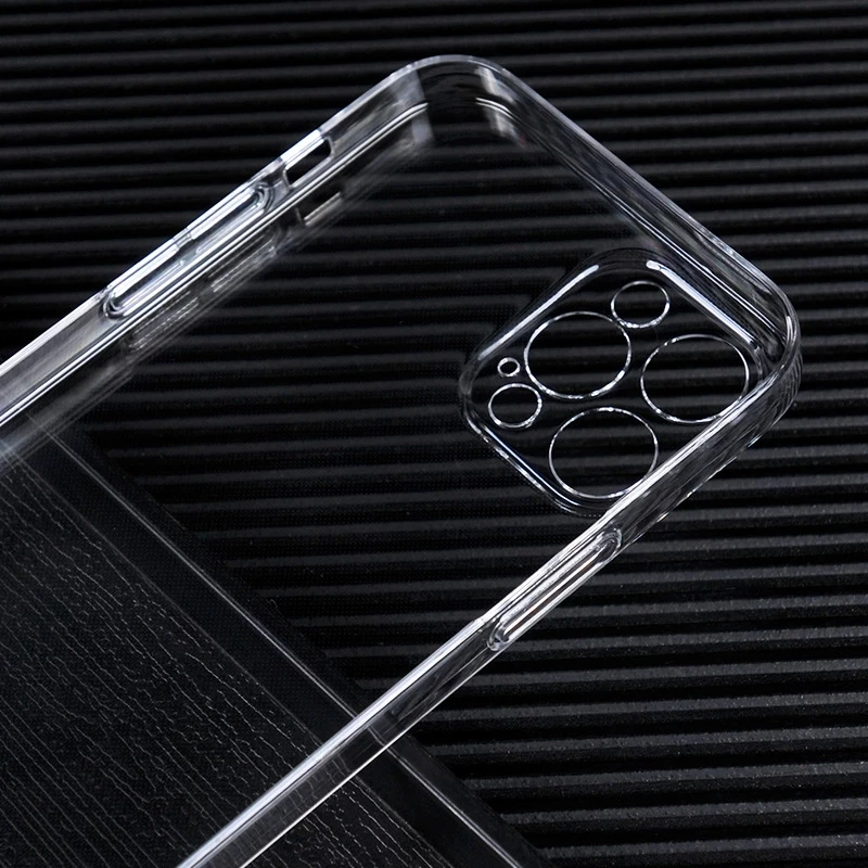 Funda protectora transparente para lente de cámara, carcasa dura para iPhone 16 15 13 12 11 14 Pro Max MINI XR SE 7 8 PLUSCrystal - imagen 5