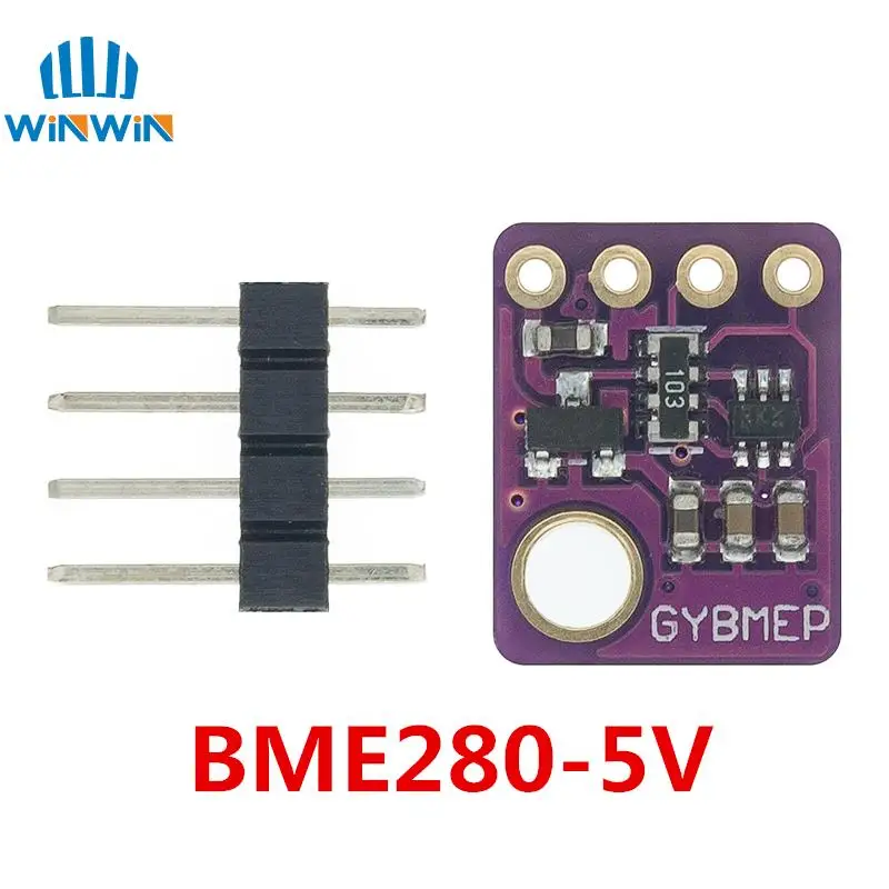 BME280 3,3 V 5V Sensor Digital temperatura humedad módulo Sensor de presión barométrica I2C SPI 1,8-5V módulo sensor BME280 - imagen 3
