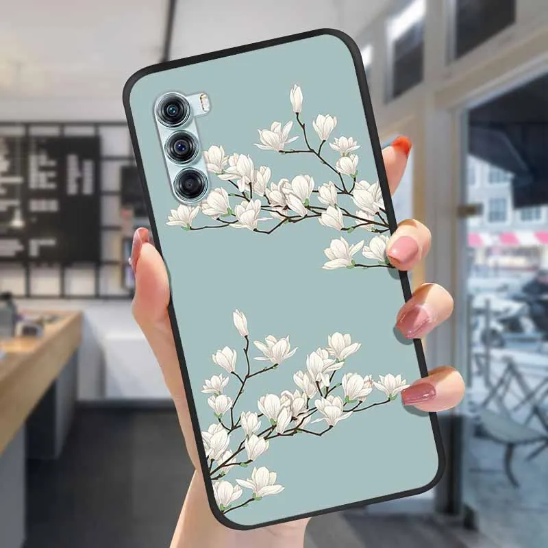 Funda trasera de silicona con relieve suave para Moto Edge S30 X30 G200 5G 3D, funda para Motorola Moto Edge S30 EdgeX30 S 30 - imagen 3