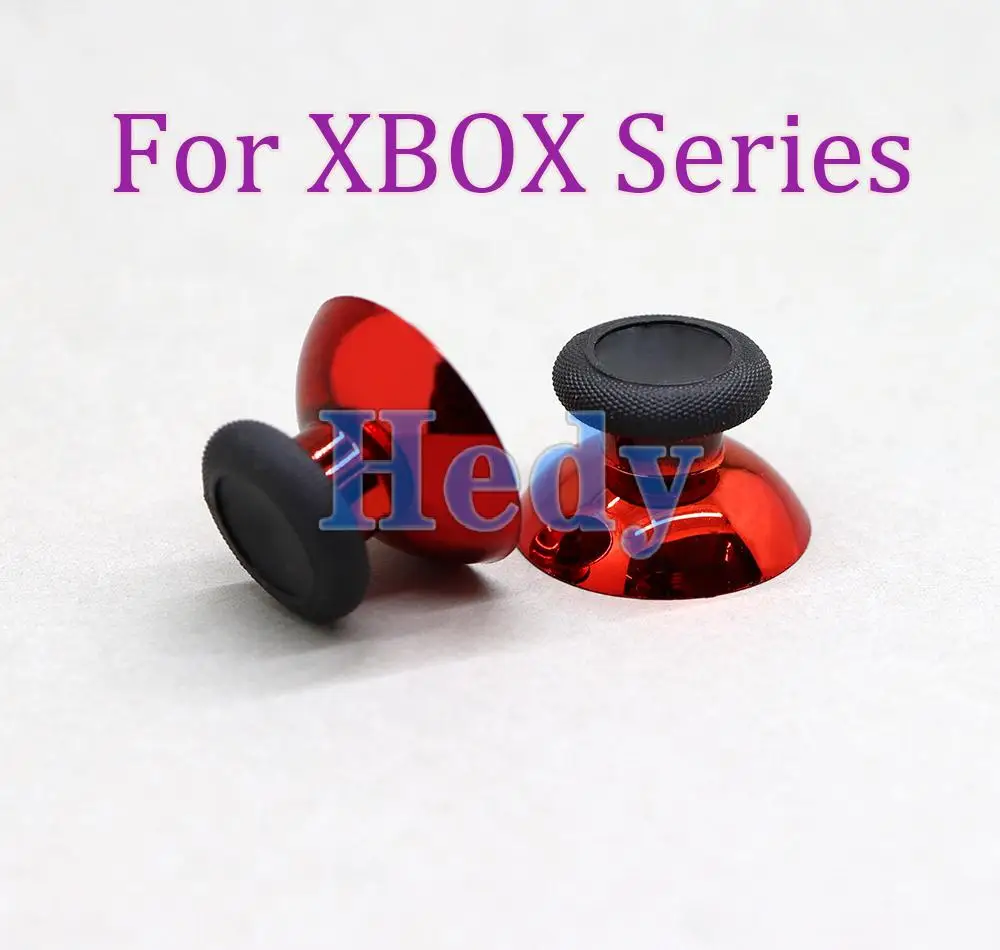 50 Uds. Chrome para Microsoft XBoxOne Series X S controlador 3D palos de pulgar analógicos agarre tapa de Joystick reemplazo de cubierta de palancas - imagen 2
