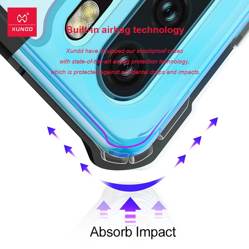 Xundd-funda a prueba de golpes para Huawei P30 Pro, carcasa protectora transparente para teléfono, P30, P40, P50 Pro - imagen 4