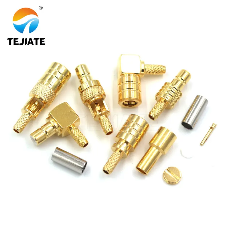 1 Uds conector SMB SMB-K/KW/J/JW-1.5 doblado macho/hembra cabezal prensa soldadura RG316 adaptador de alimentador - imagen 2