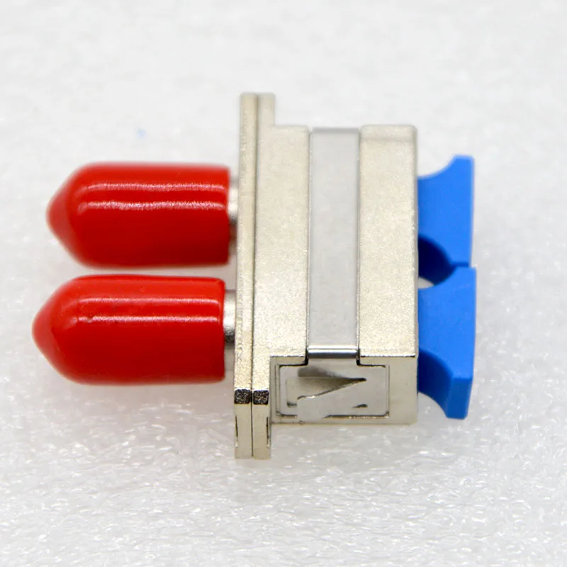 GONGFENG-Adaptador de doble núcleo, 10 piezas, ST-SC/ST-SC, brida (adaptador de Metal dúplex), Conector de fibra óptica, venta al por mayor - imagen 5