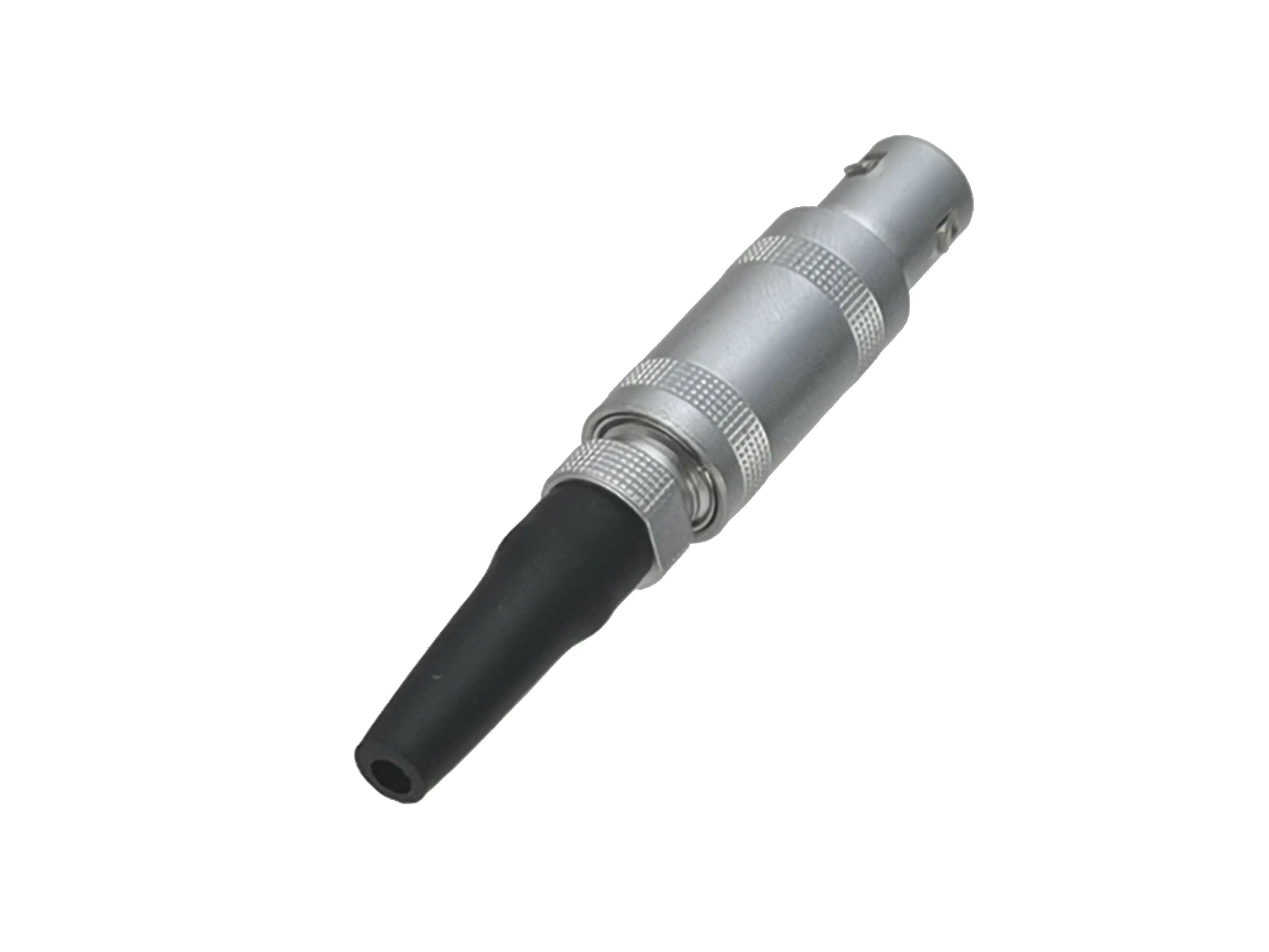 Conector coaxial recto colgante libre