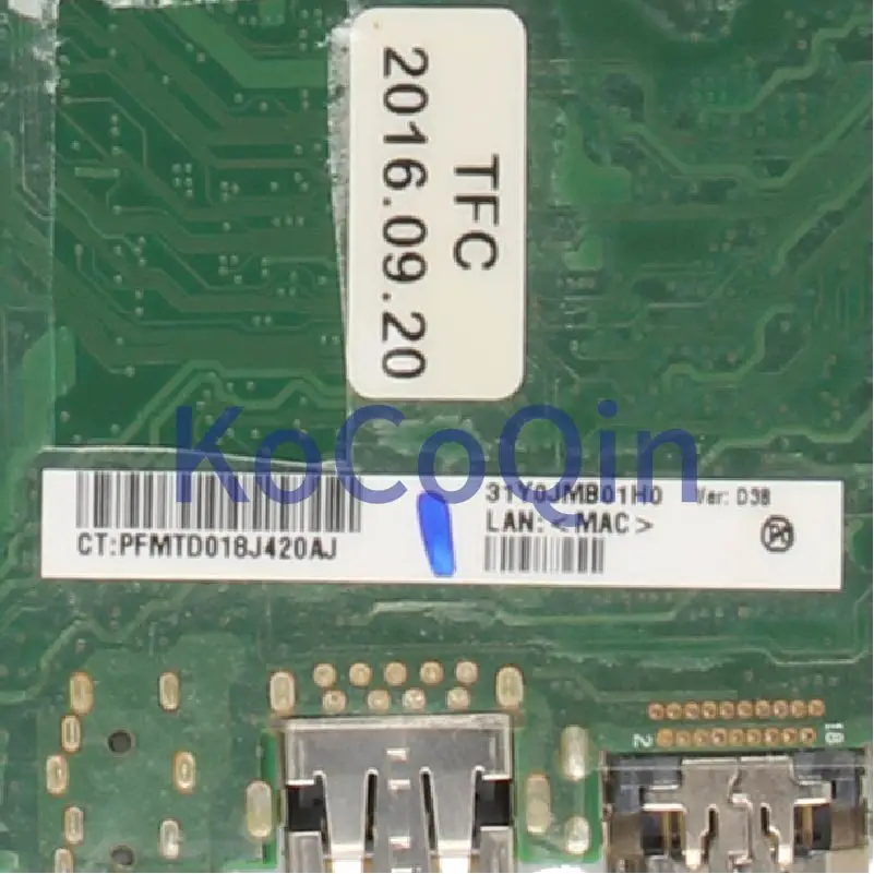 Placa base para portátil HP 14-AK Celeron N2840, DA0Y0JMB6D0, SR1YJ, DDR3 - imagen 5