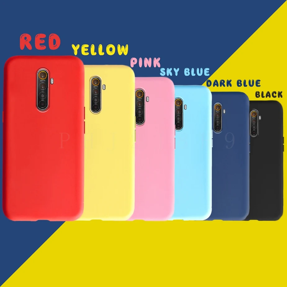 Para OPPO Realme X2 Pro funda X 2 XT silicona suave TPU mate contraportada para Realme XT X2 Pro X 2 funda de teléfono cubierta completa Coque parachoques - imagen 3