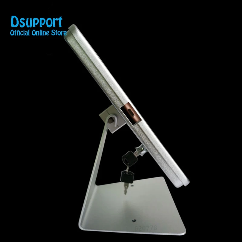 Ajuste para Ipad 11 pulgadas/10,9 ipad Air 4/Air5 soporte de escritorio caja de metal soporte tableta pc soporte de bloqueo soporte ángulo de movimiento completo - imagen 4