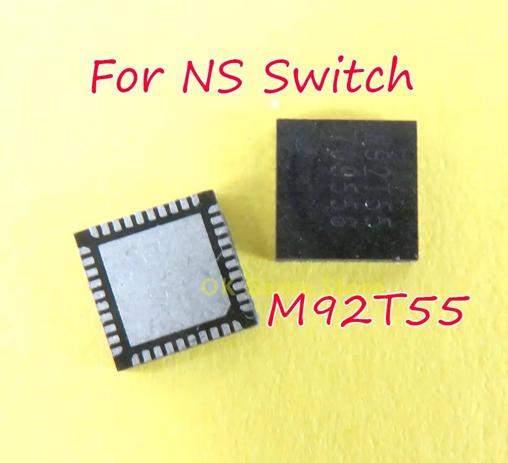 5 unids/lote M92T55 placa base juego de gestión de carga compatible con Bluetooth control de enchufe IC para NS Switch M92T55 chip ic