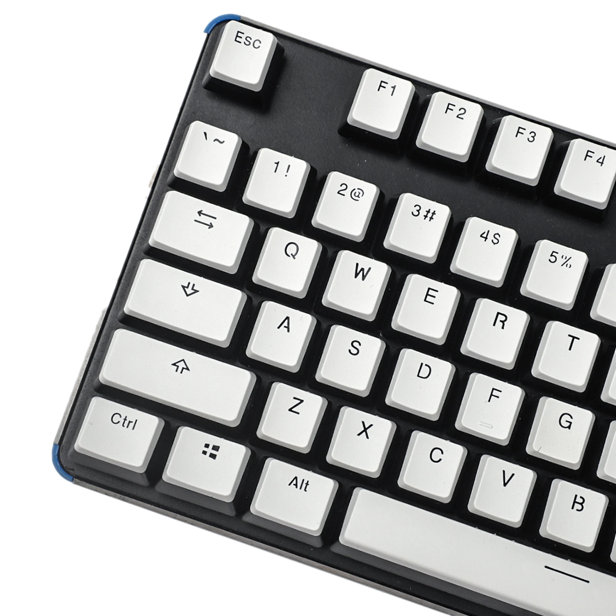 YMDK-Tapa de tecla para teclado mecánico MX, accesorio para Teclado mecánico de color café, amarillo y blanco, Doubleshot, no brillante, 104 PBT, OEM, 108