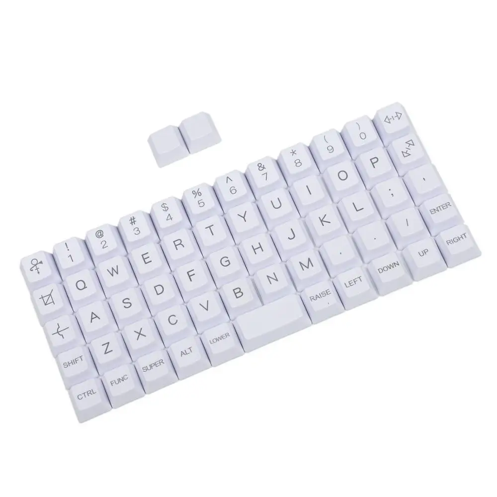 YMDK-Planck Niu40 Preonic 40% teclas, blanco, gris, negro, gradiente, blanco puro, grabado con láser, OEM, 1,5mm de espesor, PBT - imagen 5