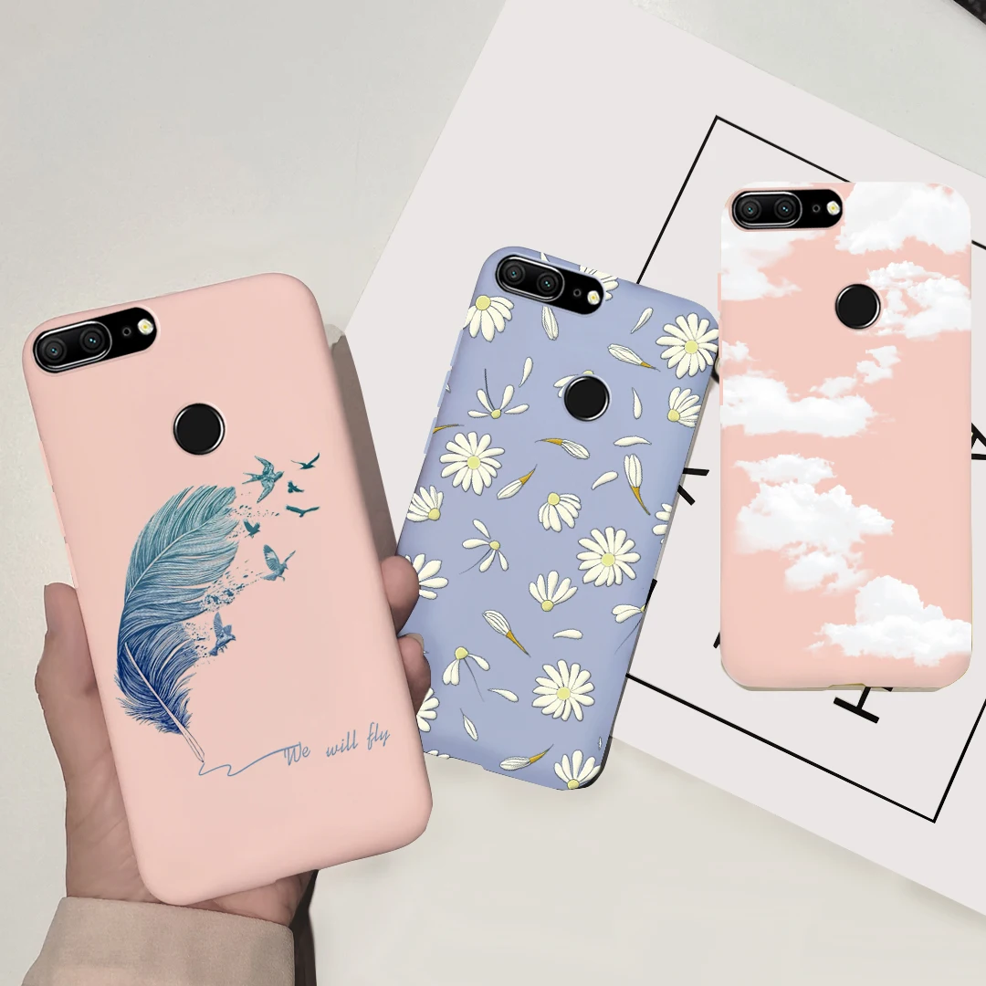 Para Huawei Honor 9 Lite Funda Honor 9 Funda de silicona para teléfono moda macarrón TPU Funda suave para Honor 9 Lite Coque parachoques - imagen 3
