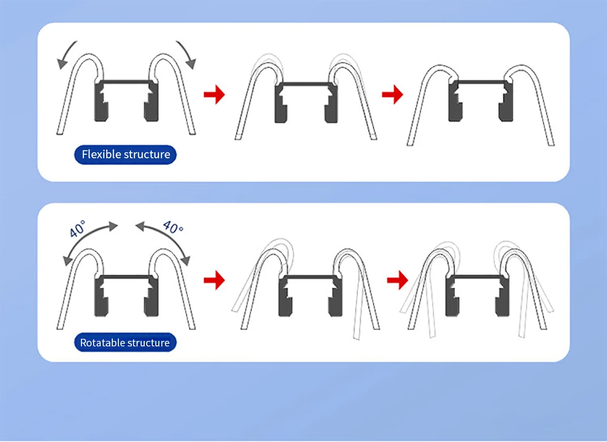 Puntas de oreja de látex para Mifo O5, O7, Samsung SM-R170 Gear iconX 2018/Edifier TWS1/JBL/JEET, para evitar caídas - imagen 4